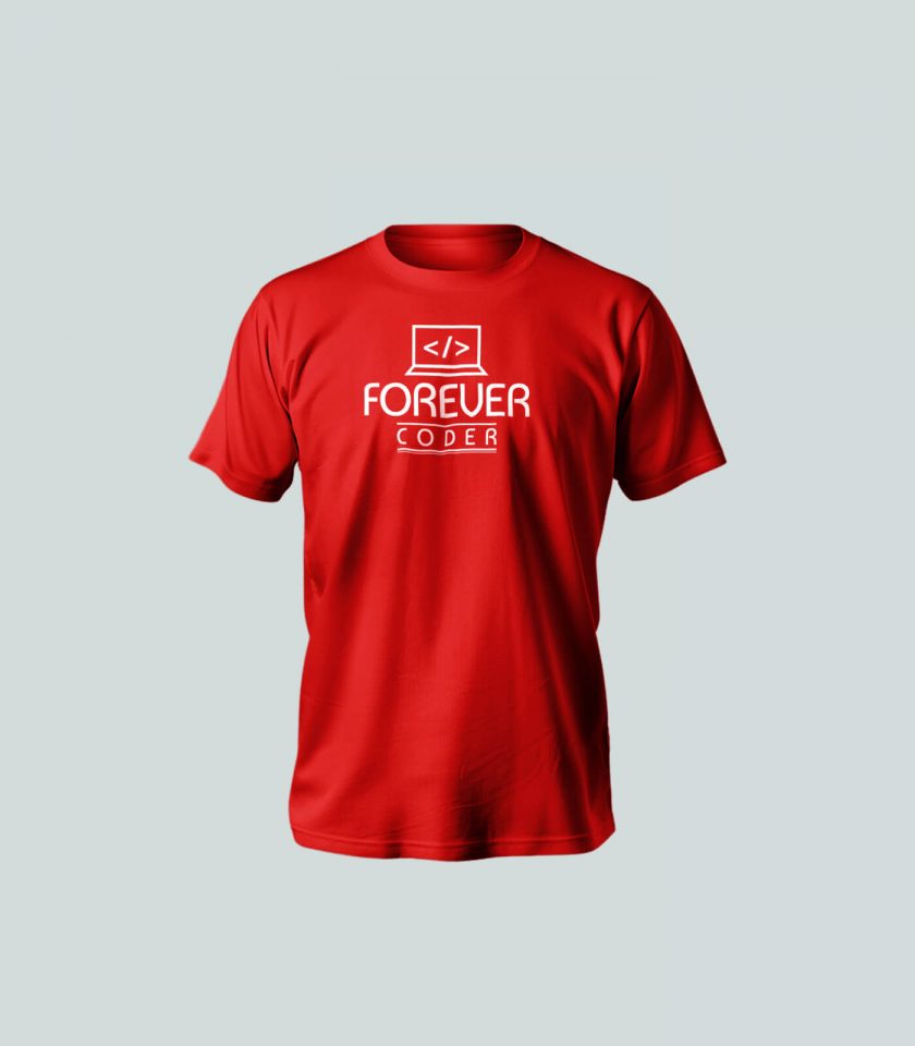 "Forever Coder" T-Shirt – Tech-Inspired Design, Premium Comfort, Unisex Fit - Image 4