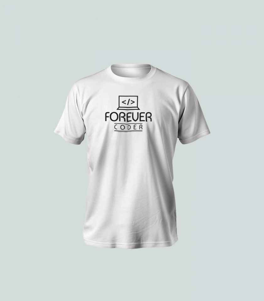 "Forever Coder" T-Shirt – Tech-Inspired Design, Premium Comfort, Unisex Fit - Image 2