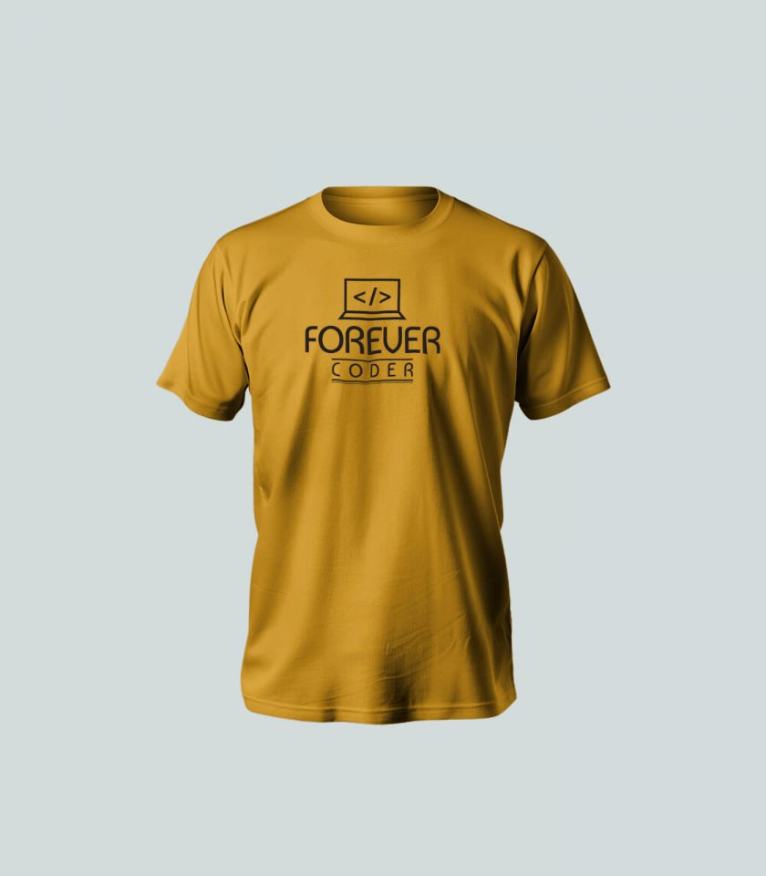 "Forever Coder" T-Shirt – Tech-Inspired Design, Premium Comfort, Unisex Fit