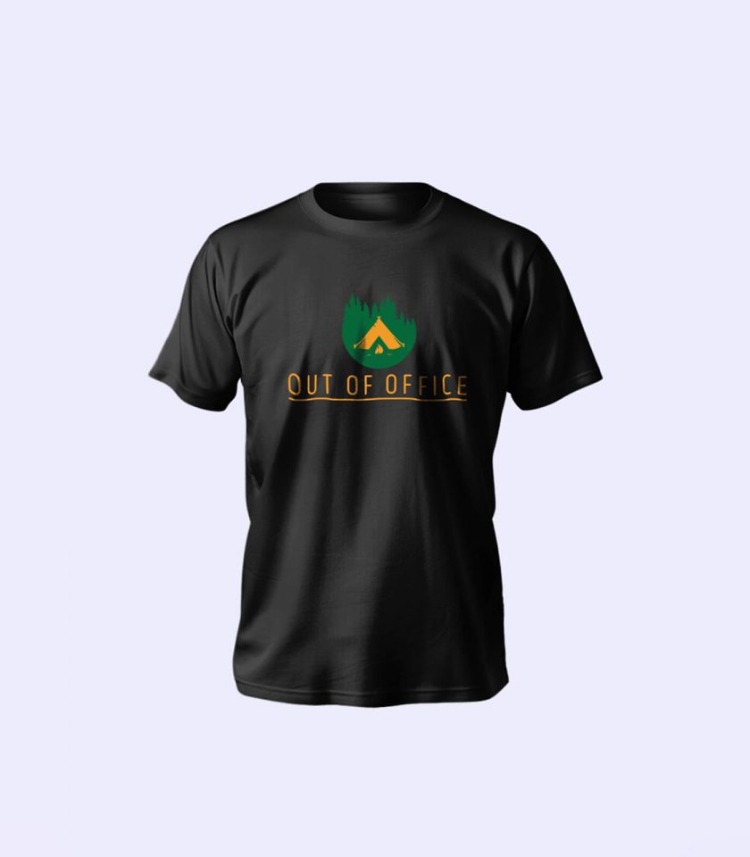 "Out of Office" Unisex T-Shirt – Fun, Comfy, and Perfectly Relaxed - Image 2