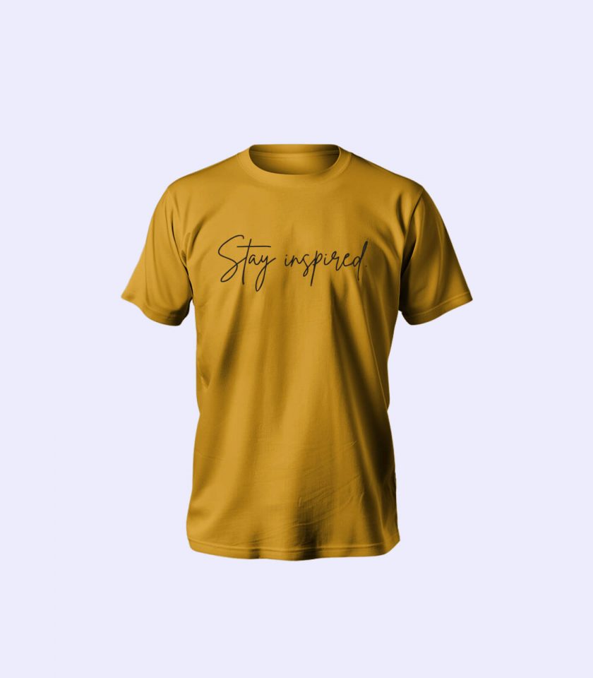 "Stay Inspired" Motivational T-Shirt – Empower Your Style - Image 3